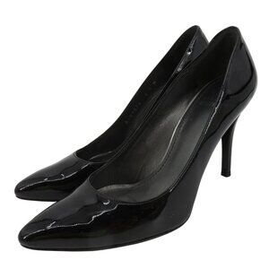Stuart Weitzman 6.5 US Solid Black Patent Stiletto High Heel Pumps Shoes Spain